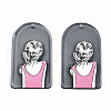 Transparent Acrylic Pendants KY-T022-01-2