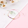 Adjustable Nylon Cord Braided Bead Bracelets BJEW-JB06024-01-4