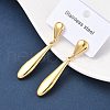 304 Stainless Steel Dangle Stud Earrings EJEW-C142-01G-1