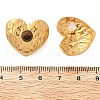 304 Stainless Steel Tiger Eye Stud Earrings EJEW-V016-03G-5