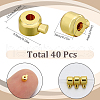 SUNNYCLUE Brass Crimp Beads KK-SC0004-42G-2
