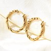 201 Stainless Steel Hoop Earrings EJEW-Q026-09G-4
