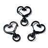 Spray Painted Eco-Friendly Alloy Swivel Snap Hooks Clasps PALLOY-T080-17A-NR-1