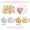 Beebeecraft 50Pcs 2 Colors Alloy Beads FIND-BBC0003-62-2