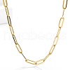 Stainless Steel Minimalist Paperclip Chain Necklaces for Women PQ9782-6