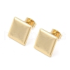 Brass Stud Earrings EJEW-B035-14KCG-1