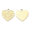 Ion Plating(IP) 316L Surgical Stainless Steel Pendants STAS-Q247-11G-1