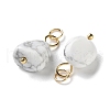 Natural Howlite Pendants STAS-C120-06G-2