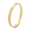 304 Stainless Steel Rhinestone Bangles for Women BJEW-Z092-17G-5
