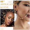   480Pcs 12 Styles Brass Linking Rings KK-WR0001-19-7