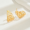 Alloy Hollow Heart Stud Earrings JT6434-5