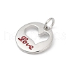 Brass Enamel Charms KK-U062-30P-02-3