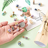 Craftdady 40Pcs 2 Style Glass Bottle Pendants FIND-CD0001-21-5