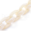 Transparent Acrylic Handmade Cable Chain AJEW-JB00546-01-1