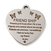 Non-Tarnish 201 Stainless Steel Pendants STAS-L079-25P-02-1