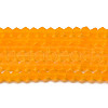 Imitate Austrian Crystal Frosted Glass Beads Strands EGLA-A039-T4mm-MD23-1