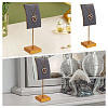 Velvet & Alloy Earrings Display Stands ODIS-WH0061-69B-5