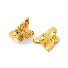 Rack Plating Brass Butterfly Earring Hooks KK-F866-05-3