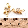 Brass Rhinestone Pendants KK-E793-21G-3