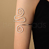 Alloy Upper Arm Open Cuff Bangles WG9CF3D-15-1