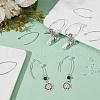 Beebeecraft 200Pcs 316 Surgical Stainless Steel Earring Hooks STAS-BBC0006-25-4