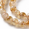 Natural Citrine Beads Strands G-S362-105B-4