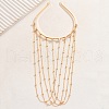 Elegant Long Tassel Iron & Alloy Hair Bands for Women QP3969-1-1