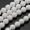 Natural White Jade Beads Strands G-D695-10mm-3