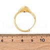 Brass Micro Pave Cubic Zirconia Adjustable Finger Rings for Women RJEW-M099-03G-5