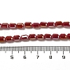 Electroplate Glass Beads Strands EGLA-D031-01K-4