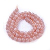 Natural Grade A Sunstone Beads Strands G-G785-03A-2
