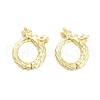 Rack Plating Brass Twister Clasp KK-C056-10G-1
