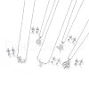 304 Stainless Steel Jewelry Sets SJEW-F211-04-P-1