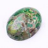 Synthetic Regalite/Imperial Jasper/Sea Sediment Jasper Cabochons X-G-E377-01A-2