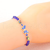 Bohemian Style Glass Braided Bead Bracelets ZC8551-1-1
