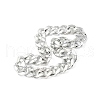 Unisex Thick CCB Plastic Cuban Link Chains Necklaces NJEW-V006-02P-2