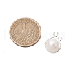Natural Cultured Freshwater Pearl Copper Wire Wrapped Potato Pendants PALLOY-JF03608-02-2