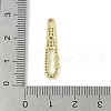 Brass Micro Pave Cubic Zirconia Pendants KK-B114-02G-01-3