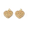 Rack Plating Brass Pendants KK-D087-23G-2