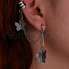 Alloy Rhinestone Cuff Rarrings WGD9CF7-01-1