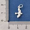 925 Sterling Silver Bird Charms STER-G043-04S-3