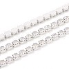 Iron Rhinestone Glass Cup Chain CH-U001-01K-2