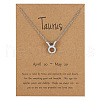 Alloy Constellation Pendant Necklaces WG6F1B2-16-1
