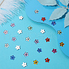 Gorgecraft 450Pcs 9 Colors Translucent Resin Cabochons RESI-GF0001-12-4