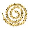 Rack Plating Brass Pave Cubic Zirconia Butterfly Link Necklaces NJEW-A031-03G-04-2