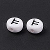 Opaque Acrylic Beads SACR-E008-01B-5