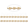 Golden Brass Enamel Link Chain CHC-H103-08H-G-2