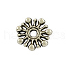 Tibetan Style Alloy Flower Spacer Beads TIBEB-5532-AS-LF-1