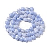 Synthetic Blue Lace Agate Beads Strands G-Z080-A21-8mm-3