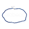 Electroplate Glass Beaded Necklaces NJEW-JN02793-2